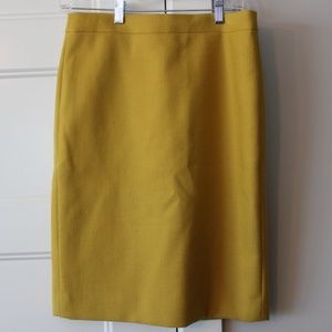 Yellow Pencil Skirt